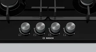 Газовая варочная панель Bosch PGH6B6O92R на 4 конфорки, шириной 58.2 см, черный 2