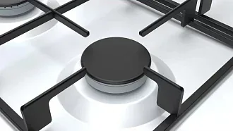 Газовая варочная панель Bosch PGP6B2O62R на 4 конфорки, шириной 58.2 см, белый 3