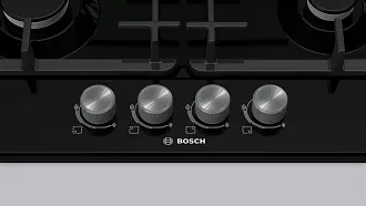 Газовая варочная панель Bosch PGP6B6O92R на 4 конфорки, шириной 58.2 см, черный 4