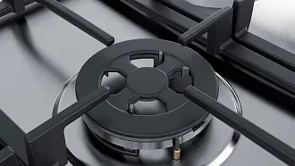 Газовая варочная панель Bosch PGQ7B5B90 на 5 конфорки, шириной 75 см, нержавеющая сталь 4