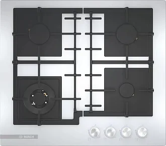 Газовая варочная панель Bosch PNH6B2O92R на 4 конфорки, шириной 59 см, белый 5