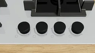 Газовая варочная панель Bosch PNK6B2P40R 2