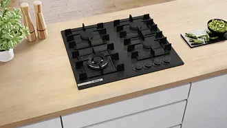 Газовая варочная панель Bosch PNK6B6P40R 8