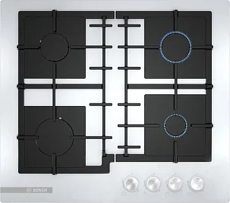 Газовая варочная панель Bosch PNP6B2O92R на 4 конфорки, шириной 59 см, белый 5