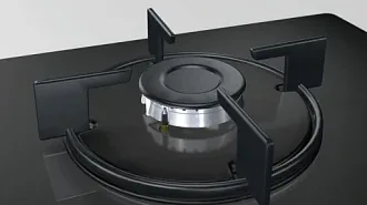 Газовая варочная панель Bosch POP 6B6B10 на 4 конфорки, шириной 59 см, черный 7