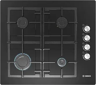 Газовая варочная панель Bosch POP6C6O92R на 4 конфорки, шириной 59 см, черный