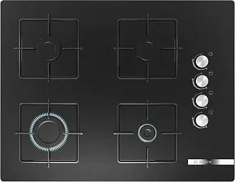 Газовая варочная панель Bosch POP7C6O12O на 4 конфорки, шириной 67 см, черный