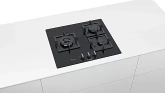 Газовая варочная панель Bosch PPC6A6B20 на 3 конфорки, шириной 59 см, черный 6