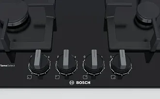 Газовая варочная панель Bosch PPH6A6B20R на 4 конфорки, шириной 59 см, черный 5