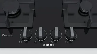 Газовая варочная панель Bosch PPP6A6B20R на 4 конфорки, шириной 59 см, черный 5