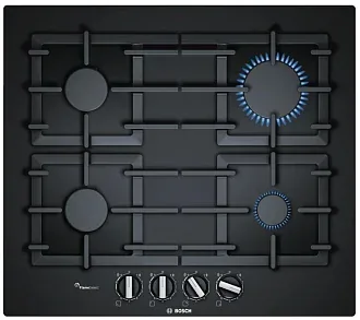 Газовая варочная панель Bosch PPP6A6B90 на 4 конфорки, шириной 59 см, черный 5