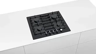 Газовая варочная панель Bosch PPP6A6M90R на 4 конфорки, шириной 59 см, черный 4