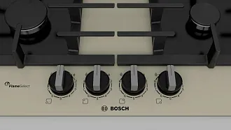 Газовая варочная панель Bosch PPP6A8B91R на 4 конфорки, шириной 59 см, кварц 3