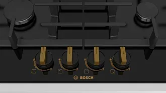 Газовая варочная панель Bosch PPP6B6B90R на 4 конфорки, шириной 59 см, черный 6