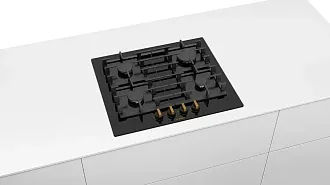 Газовая варочная панель Bosch PPP6B6B90R на 4 конфорки, шириной 59 см, черный 7