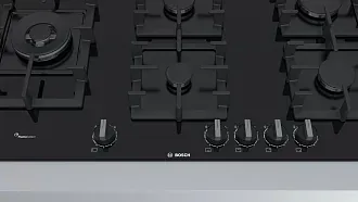 Газовая варочная панель Bosch PPS9A6B90 на 5 конфорки, шириной 91.5 см, черный 6