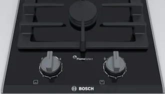 Газовая варочная панель Bosch PRB3A6B70 на 2 конфорки, шириной 30.6 см, черный 6