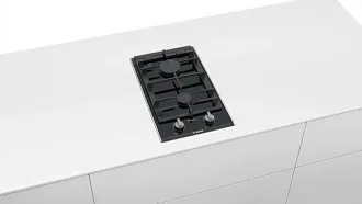 Газовая варочная панель Bosch PRB3A6B70 на 2 конфорки, шириной 30.6 см, черный 7