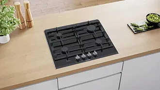 Газовая варочная панель Bosch PRP6A6D70 на 4 конфорки, шириной 60.6 см, черный 2