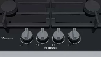 Газовая варочная панель Bosch PRP6A6D70 на 4 конфорки, шириной 60.6 см, черный 5