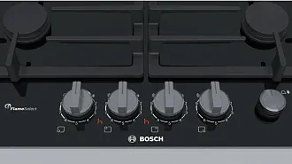 Газовая варочная панель Bosch PRP6A6N70R на 4 конфорки, шириной 60.6 см, черный 2