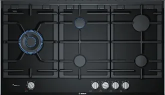 Газовая варочная панель Bosch PRS9A6D70M на 5 конфорки, шириной 91.6 см, черный 4