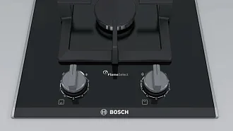 Газовая варочная панель Bosch PSB3A6B20 на 2 конфорки, шириной 30.6 см, черный 2