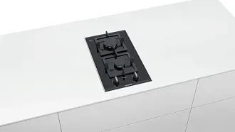 Газовая варочная панель Bosch PSB3A6B20 на 2 конфорки, шириной 30.6 см, черный 5