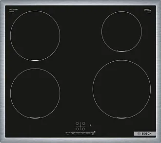 Индукционная варочная панель Bosch PIE645BB5E на 4 конфорки, шириной 58.3 см, черный