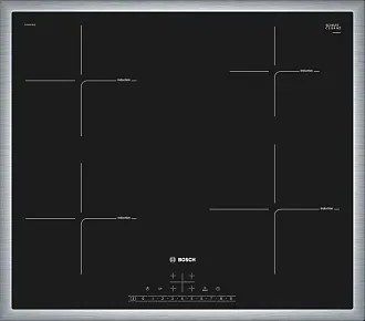 Индукционная варочная панель Bosch PIE645FB1E на 4 конфорки, шириной 58.3 см, черный
