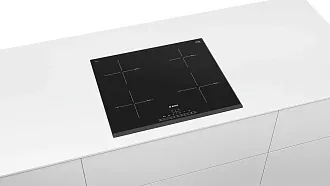 Индукционная варочная панель Bosch PIE651FC1E на 4 конфорки, шириной 59.2 см, черный 7