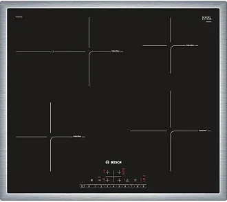 Индукционная варочная панель Bosch PIF645FB1E на 4 конфорки, шириной 58.3 см, черный