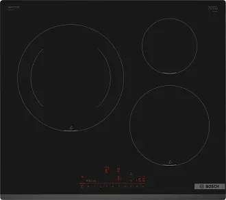 Индукционная варочная панель Bosch PIJ631HC1E на 3 конфорки, шириной 59.2 см, черный