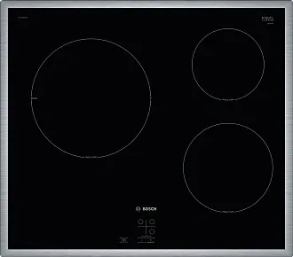 Индукционная варочная панель BOSCH PUC64RAA5E на 3 конфорки, шириной 58.3 см, черный