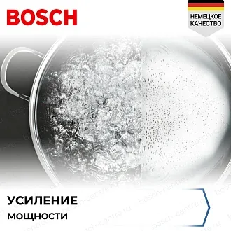 Индукционная варочная панель Bosch PUE 611 BB5E на 4 конфорки, шириной 59.2 см, черный 6
