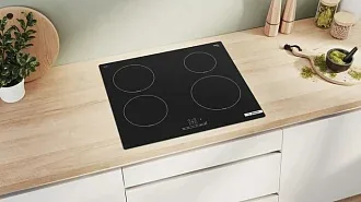 Индукционная варочная панель Bosch PUE61RBB6E на 4 конфорки, шириной 59.2 см, черный 4