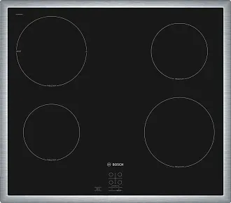 Индукционная варочная панель Bosch PUG64RAA5E на 4 конфорки, шириной 58.3 см, черный