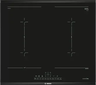 Индукционная варочная панель Bosch PVQ695FC5E на 4 конфорки, шириной 60.6 см, черный