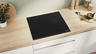 Индукционная варочная панель Bosch PVS631HB1E на 4 конфорки, шириной 59.2 см, черный 3