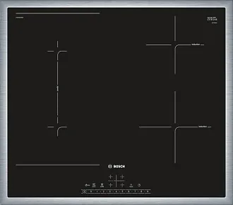 Индукционная варочная панель Bosch PVS645FB5E на 4 конфорки, шириной 58.3 см, черный