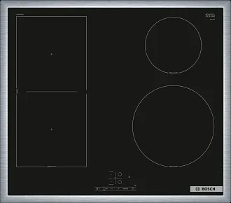 Индукционная варочная панель Bosch PWP64RBB6E на 4 конфорки, шириной 58.3 см, черный