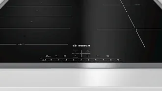 Индукционная варочная панель Bosch PXE645FC1E на 4 конфорки, шириной 58.3 см, черный 3