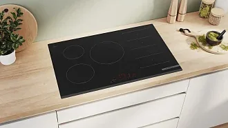 Индукционная варочная панель Bosch PXV831HC1E на 5 конфорки, шириной 80.2 см, черный 3
