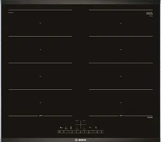 Индукционная варочная панель Bosch PXX675FC1E на 4 конфорки, шириной 60.6 см, черный