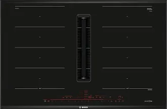 Индукционная варочная панель Bosch PXX895D57E на 4 конфорки, шириной 81.6 см, черный