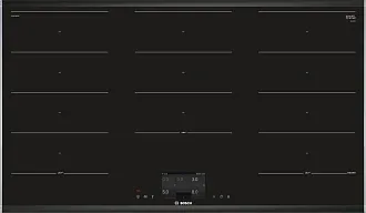 Индукционная варочная панель Bosch PXX975KW1E на 5 конфорки, шириной 91.6 см, черный