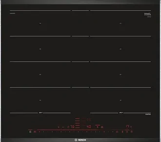 Индукционная варочная панель Bosch PXY675DE3E на 4 конфорки, шириной 60.6 см, черный