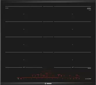 Индукционная варочная панель Bosch PXY695DX6E на 4 конфорки, шириной 60.6 см, черный
