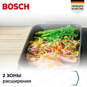 Индукционная варочная панель Bosch PXY875DC1E на 4 конфорки, шириной 81.6 см, черный 8