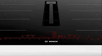 Индукционная варочная с вытяжкой Bosch PXX821D66E на 4 конфорки, шириной 79.2 см, черный 3